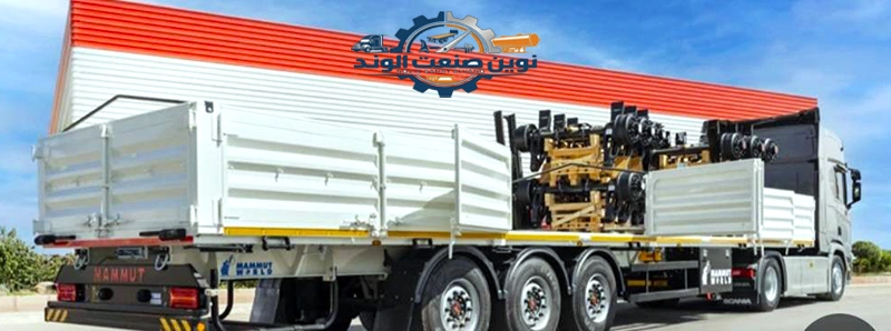 تریلی کفی لبه دار 18 چرخ - تصویر 3